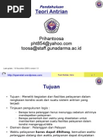 Download Teori Antrian by Desi Syahroma SN58267923 doc pdf