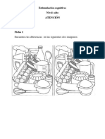 Ficha de Estimulación Cognitiva Alto Atencion