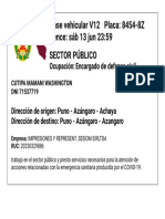 Solicitud de Pase Personal Laboral