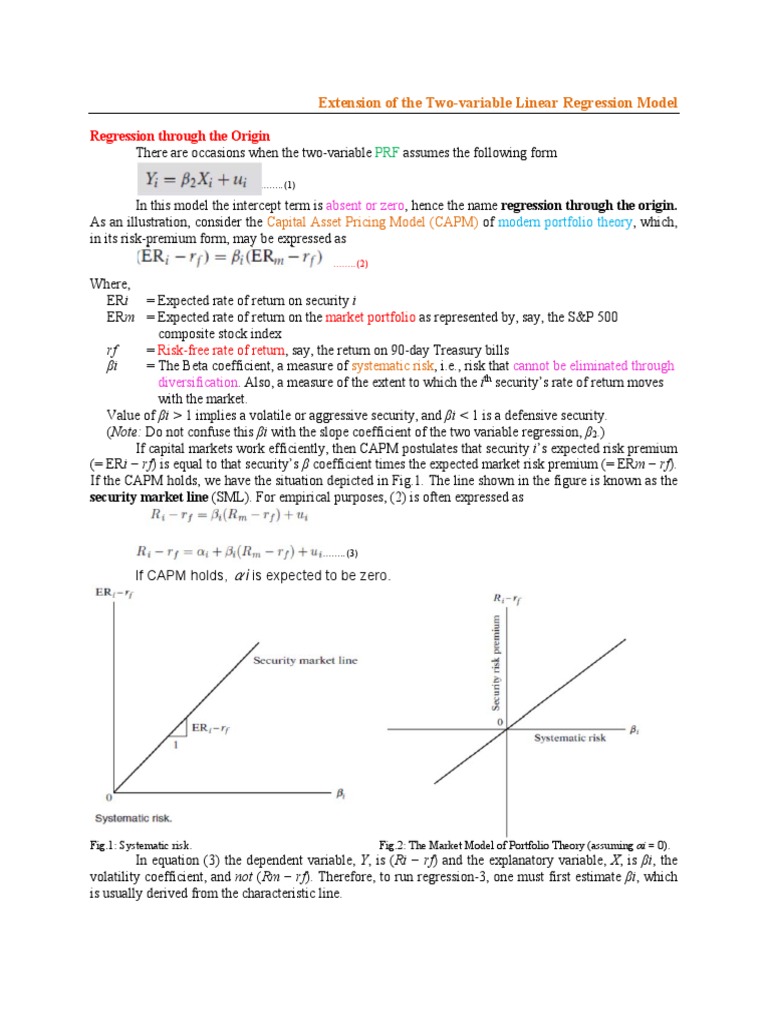 Econometrics 2 | PDF | Ordinary Least Squares | Estimator