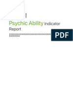 Psychic Ability: Indicator