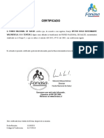 Certificado Afiliacion