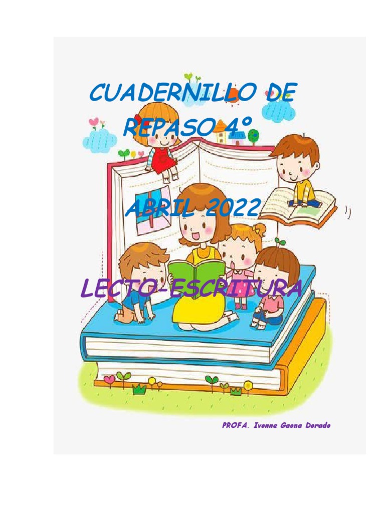 Cuadernillo de Repaso 4º Lecto-Escritura | PDF | Salud y bienestar