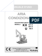 Manuale Aria Condizionata Kubota KX161-3a