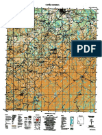 Carta Topográfica de Capão Bonito-SP