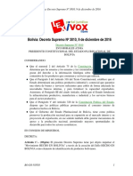 Bolivia decreta sello para productos nacionales