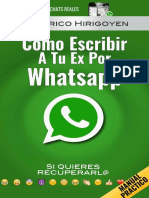 Como Escribir A Tu Ex Por Whatsapp - Si Quieres Recuperarl@ (Spanish Edition) - 1