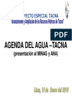 Agenda Del Agua Tacna Lima