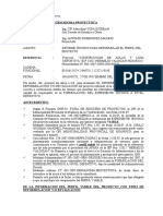 Informe Tecnico para Reformulacion