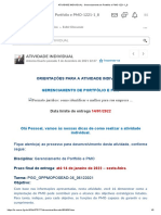 ATIVIDADE INDIVIDUAL - Gerenciamento de Portfolio e PMO-1221-1 - 8