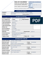 Formulario de Formalización Inscripción Real Colombia T.P. SST