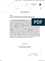 Carta de Solicitud de Desbloqueo en El Ivss PDF Venezuela Gobierno