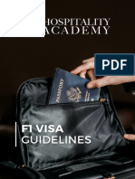 F1 Visa Guidelines