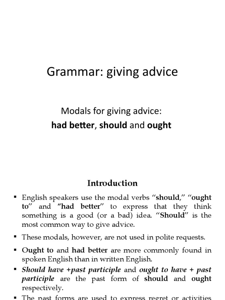 Grammar Giving Advice Pdf Semantic Units Cognitive Science