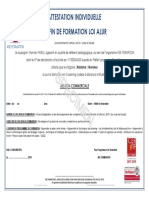 ATTESTATION DE FIN DE FORMATION E LEARNING Gestion Commerciale2