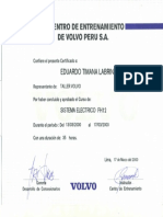Certificado Sistema Electrico FH
