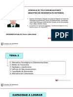 Sesión Academica 2 - Gerencia de Telecomunicaciones