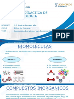 Biologia 5ta. Clase - Bioelementos Inorganicos