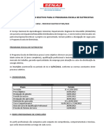 Processo seletivo para Escola de Eletricistas oferece vagas