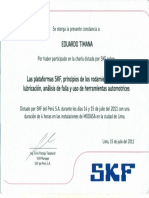 Certificado SKF