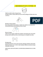 Protokol Kesehatan COVID-19 Vito Ramadhan W.F