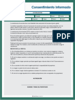 CONSENTIMIENTO INFORMADO - ESTERILIZACIÓN Happy Pet