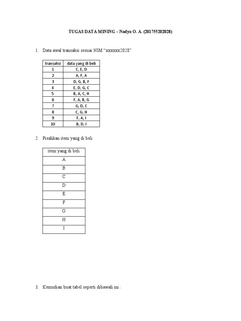 TUGAS DATA MINING Nadya | PDF