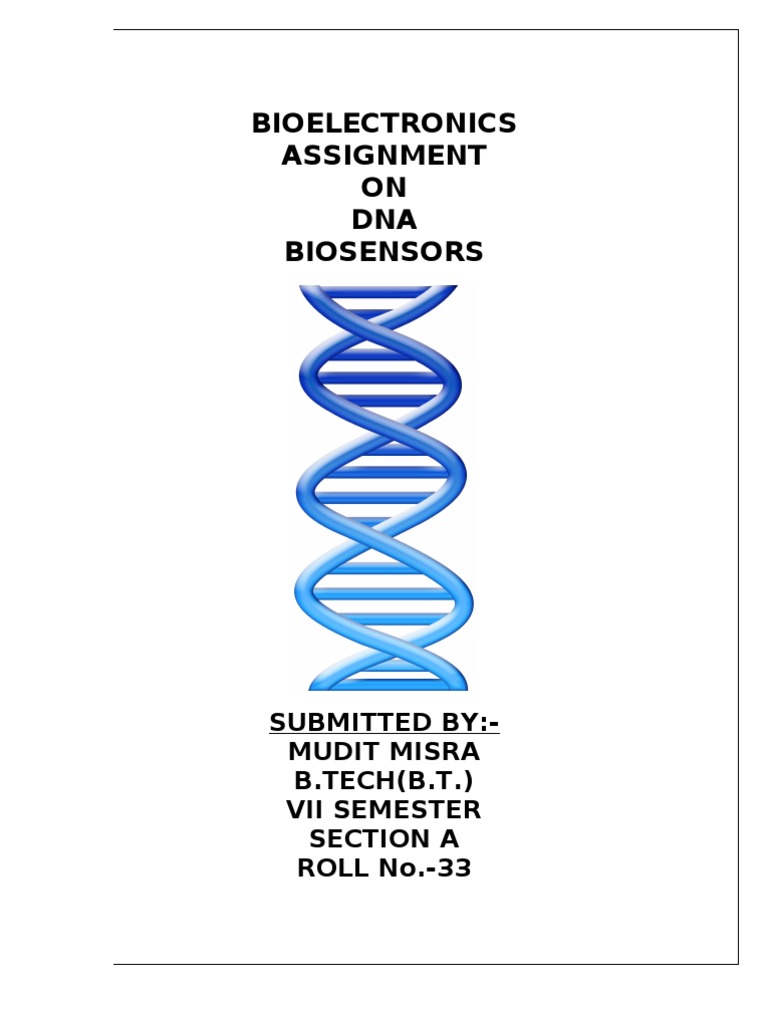 B.tech. Biotechnology Notes PDF Biosensor Molecular Biology