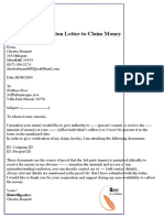 Authorization Letter to Claim Money