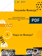 OPTIMALKAN POSYANDU REMAJA