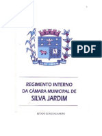 Regulamento interno da Câmara Municipal de Silva Jardim