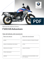 F 850 GS Adventure: Manual de Instrucciones