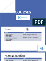 Courses