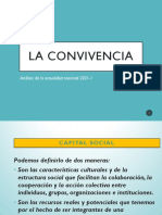 La Convivencia: Análisis de La Actualidad Nacional 2021-1