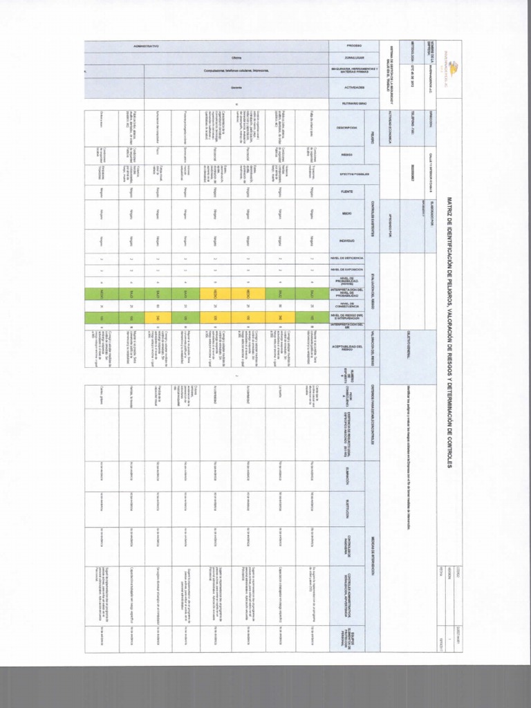 Matriz Ipvr | PDF