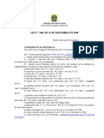 Lei no 7.960 estabelece prazos e condições para prisão temporária