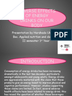 Adverse Effects of Energy Drinks On Our Body by Harshada Ukarande