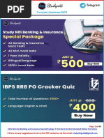 500 MCQs Computer Awarness For IBPS RRB PO (By Studyniti)