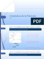 2.2 Cinemática de La Partícula - Coordenadas Rectangulares