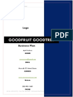 1 Modified GoodFruit GoodTree Business Plan
