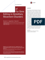 Applications of CRISPR/Cas9 For Gene Editing in Hereditary Movement Disorders