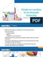 Estado financiero que revela cambios en capital de trabajo