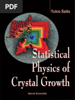 Yukio Saito - Statistical Physics of Crystal Growth-World Scientific (1996)