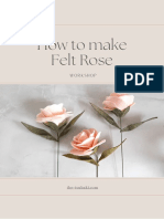 Felt Rose Workshop - The Tsubaki