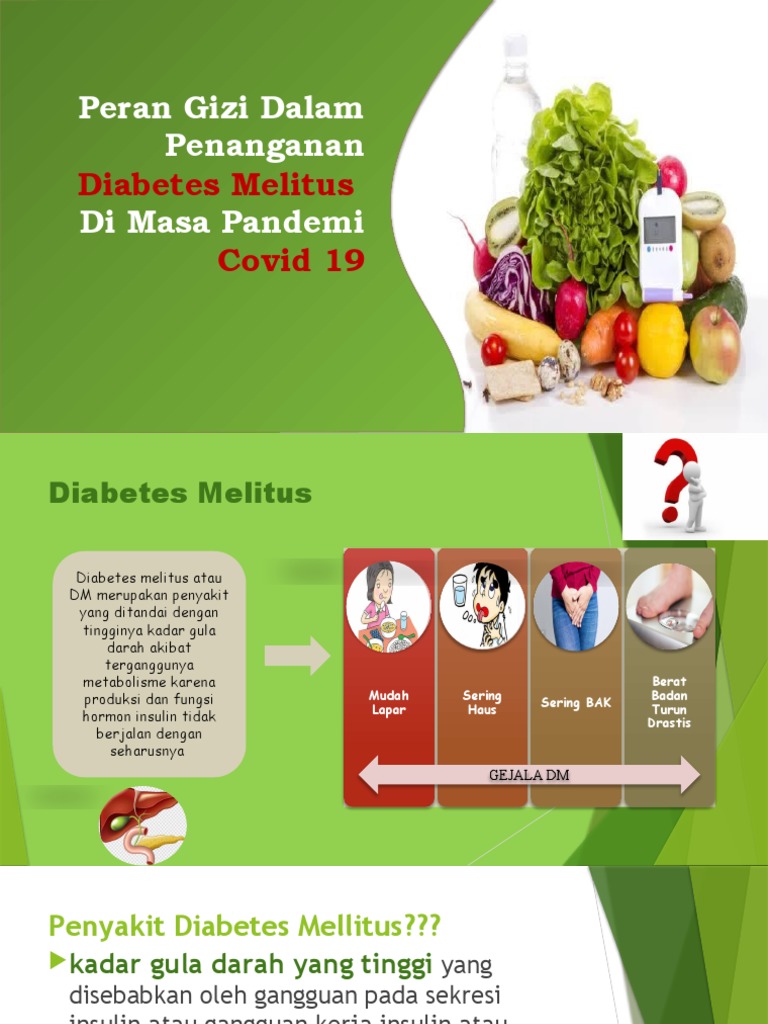 Materi Peran Gizi Dalam Penanganan Diabetes Mellitus | PDF