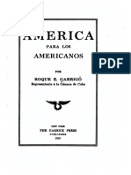 America para Los Americanos X Roque E Garrigo 1910