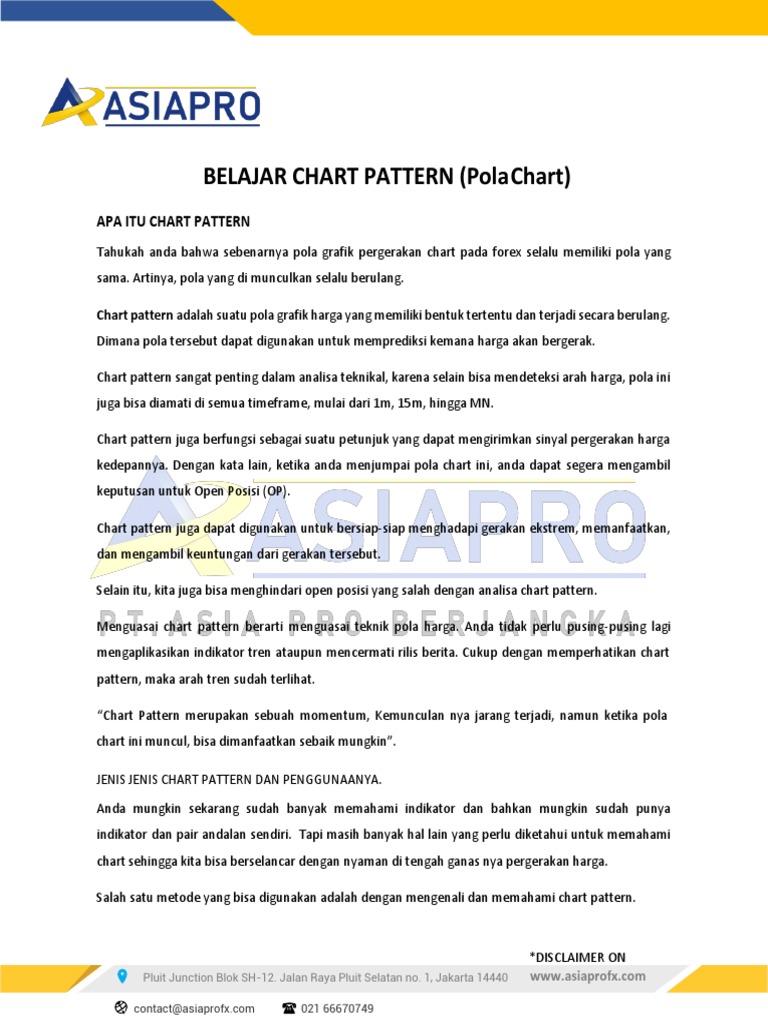 Panduan Lengkap Chart Pattern Trading | PDF