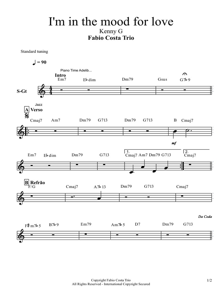 I'm in the mood for love PDF