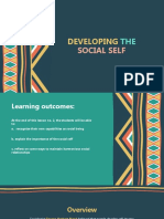 Developing The Social Self Week 3