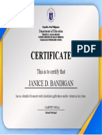 CERTIFICATion On No IP On Class